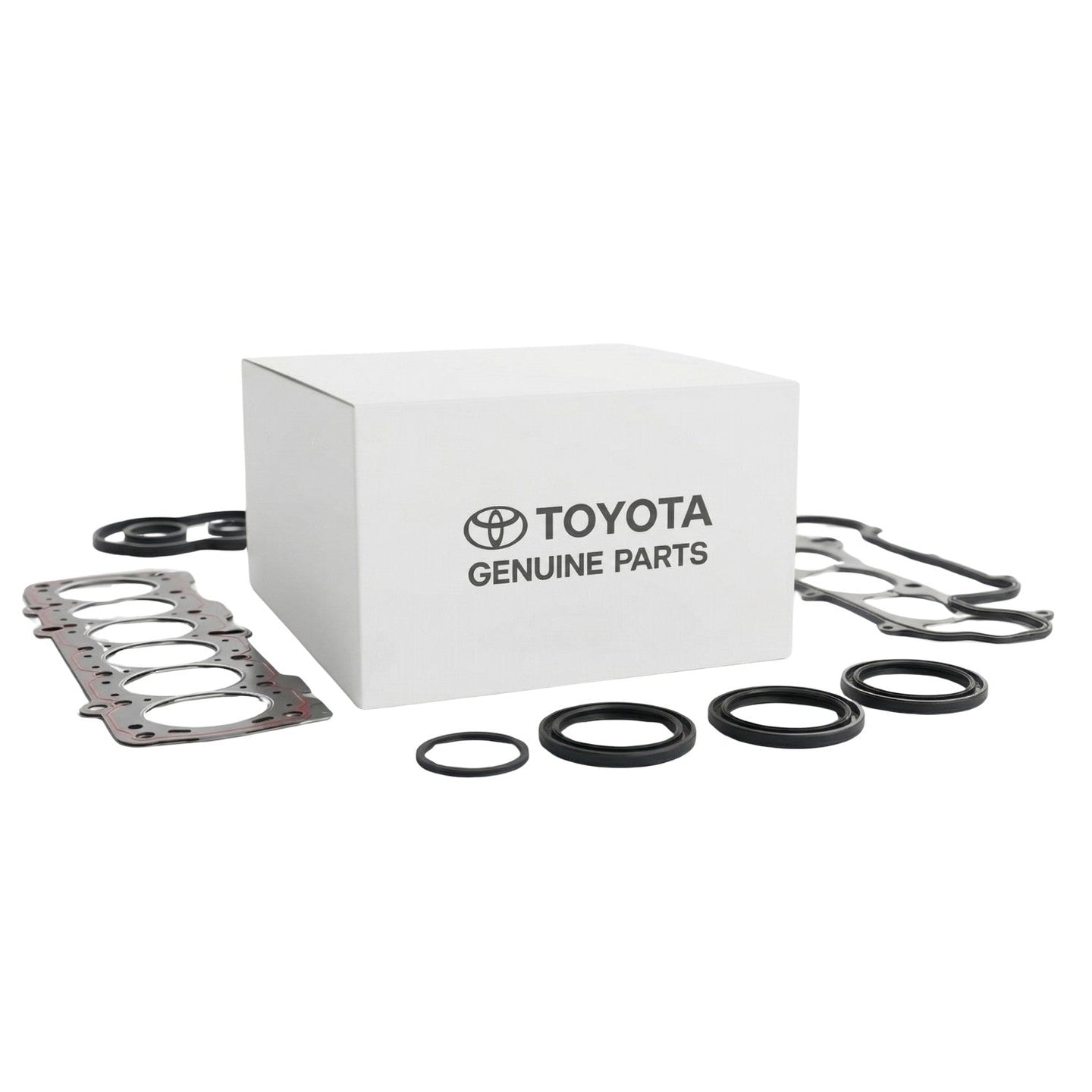 طقم جوانات إصلاح رأس المحرك الأصلي تويوتا 04112-0C062 | Genuine Toyota engine valve grind gasket kit