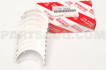 طقم سبايك عمود كرنك تويوتا U/S 0.25 رقم 11704-75022 | Genuine Toyota bearing set