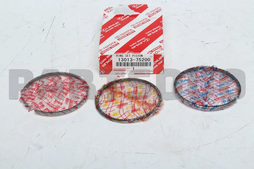 طقم شنابر بستم تويوتا مقاس زيادة 0.50 رقم 13013-75200 | Genuine Toyota Piston Ring Set