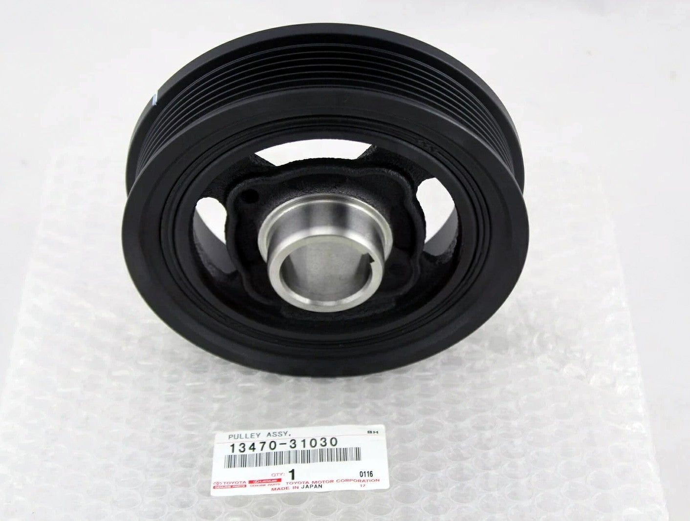 بكرة عمود كرنك ومخمد اهتزاز تويوتا أصلي 13470-31030 | Genuine Toyota Harmonic Balancer