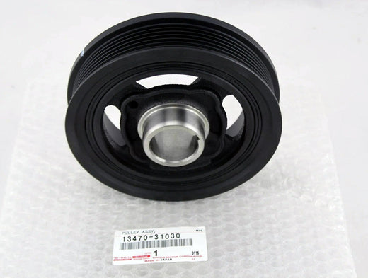 بكرة عمود كرنك ومخمد اهتزاز تويوتا أصلي 13470-31030 | Genuine Toyota Harmonic Balancer