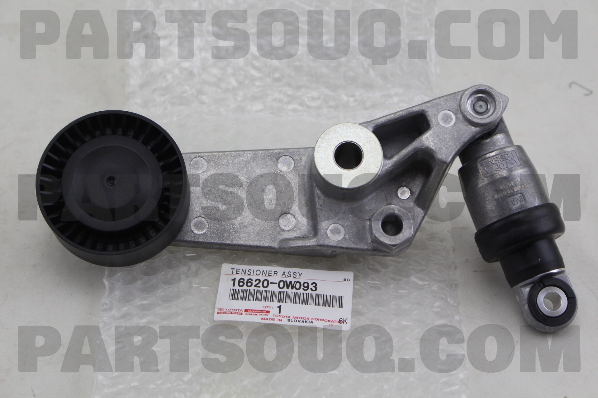 شداد سير المحرك الأصلي تويوتا 16620-0W093 | Genuine Toyota V-ribbed belt tensioner