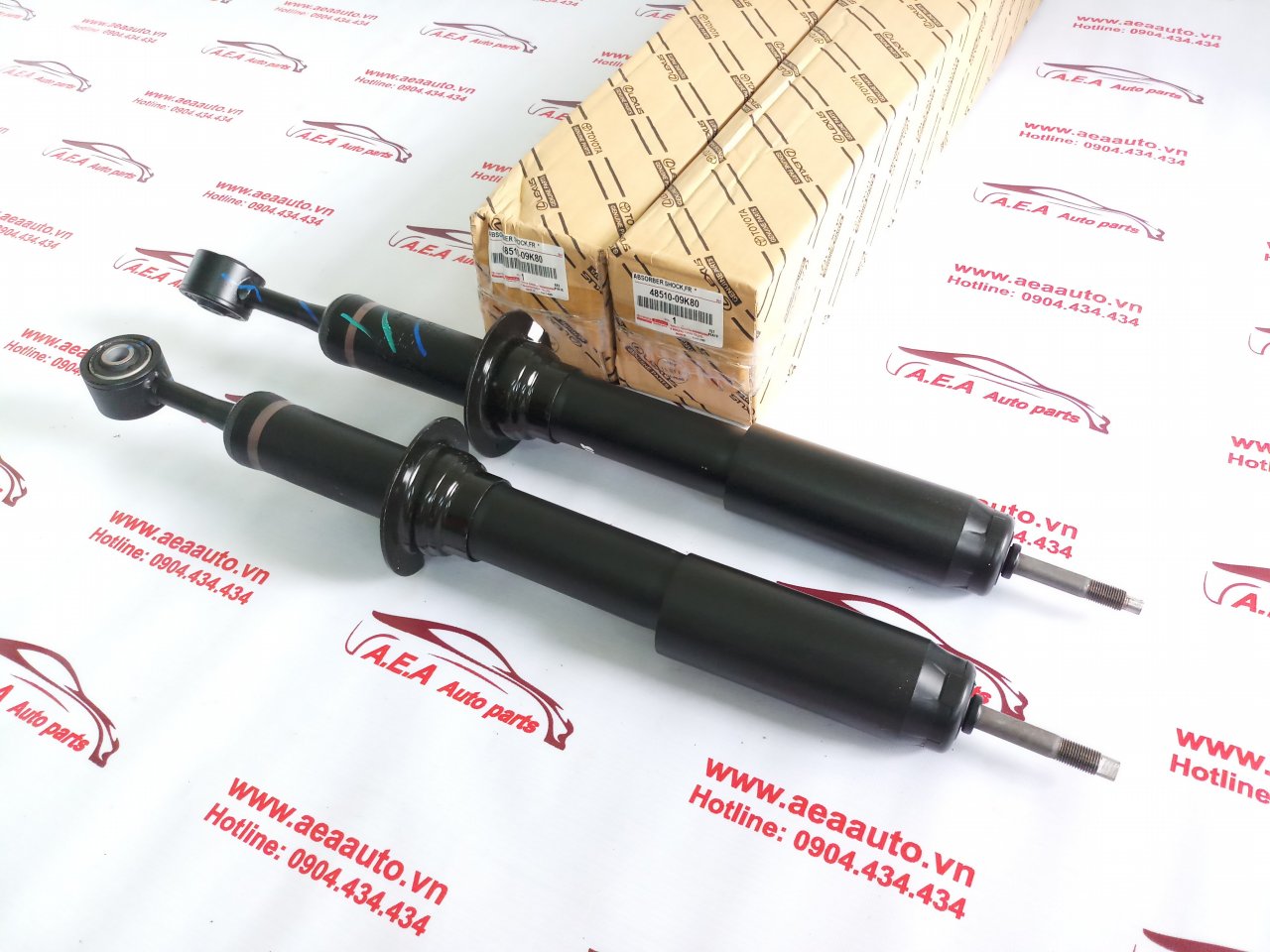 48510-09K80 Set 2x Toyota Shock Absorber Assembly, Front Right / Left طقم جامبينات يمين ويسار