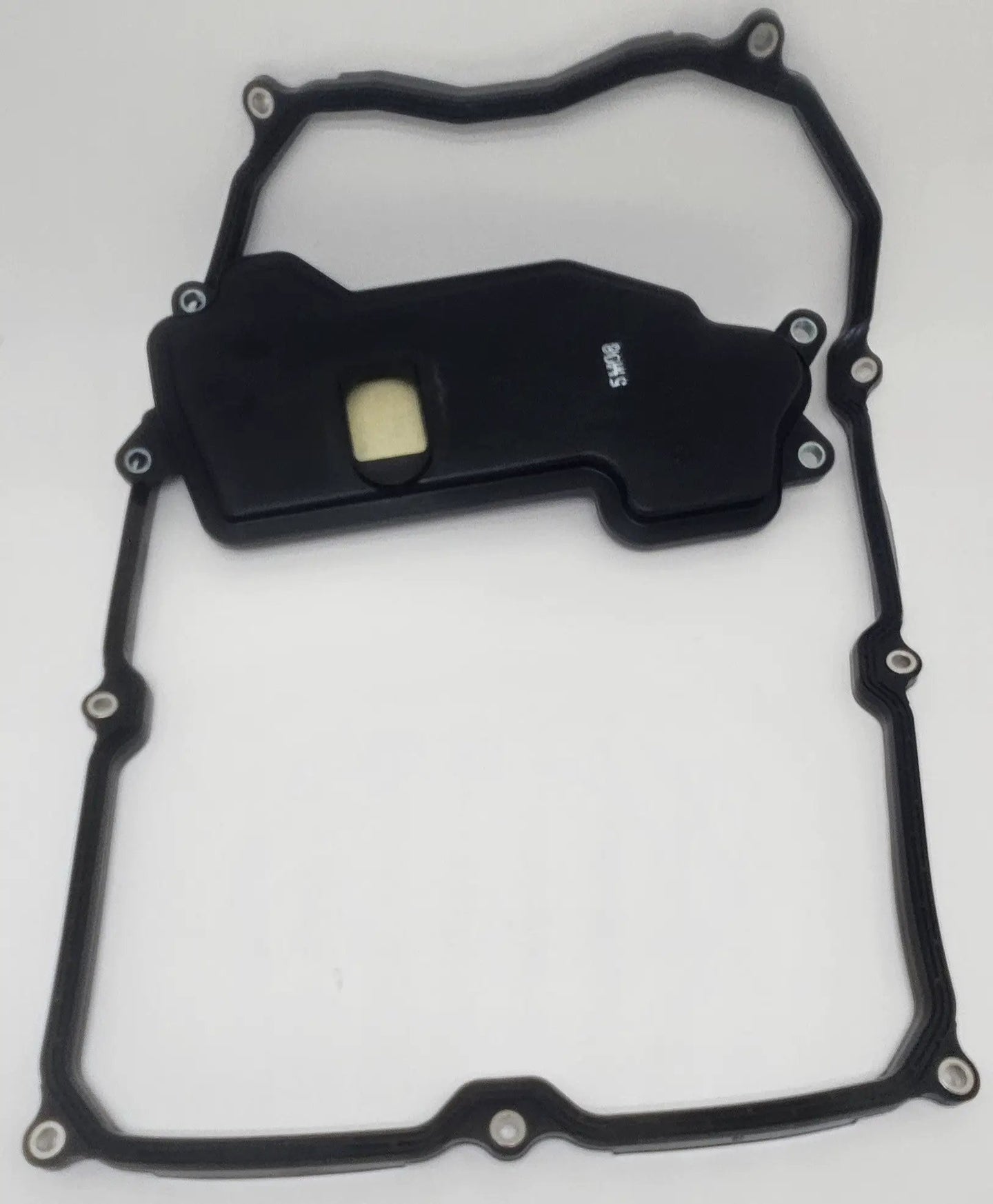 Transmission oil filter with gasket, black housing and beige insert for Toyota/Lexus
