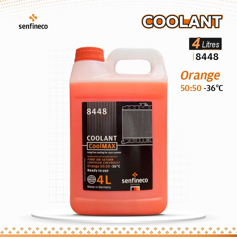 ماء راديتر | برتقالي 50% ( مخلوط ) | 4 لتر | 8448