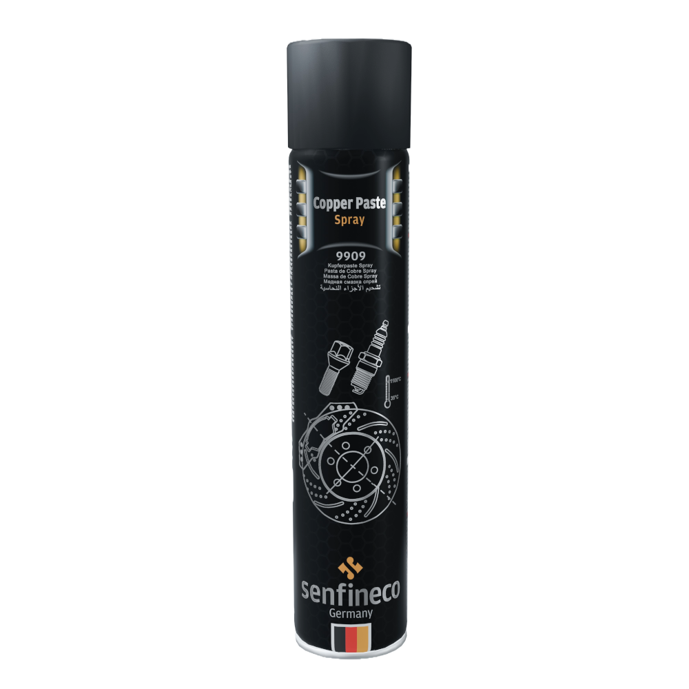 Copper Paste Spray 9909 can by Senfineco Germany, black label