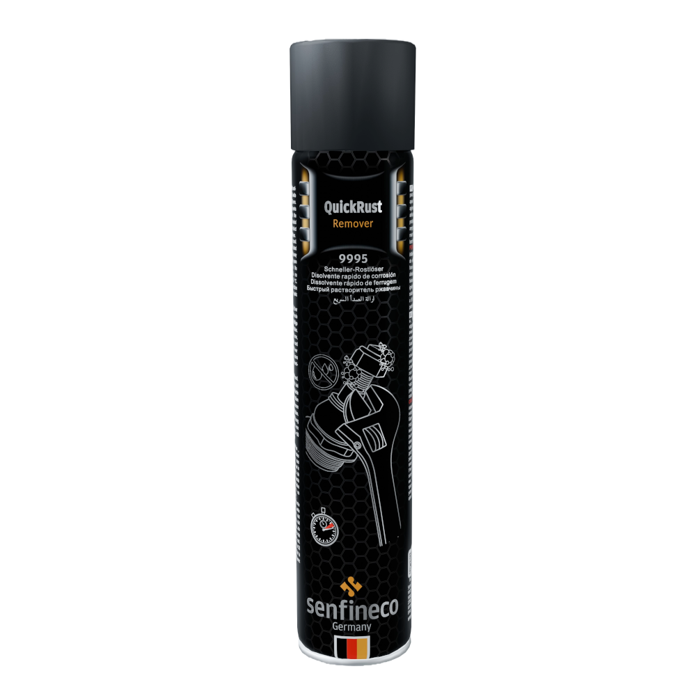 Quick Rust Remover 9995 spray can by Senfineco Germany (black label)