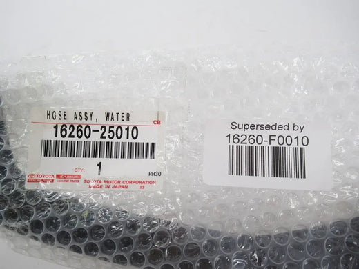 Water hose assembly 16260-25010 for Toyota Camry/RAV4 2018-2024 4-cylinder, Toyota Genuine Parts