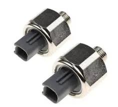 BQ-89615-60010 pressure sensor pair for Land Cruiser V6 1998-2007; metal hex bodies, black plastic connectors