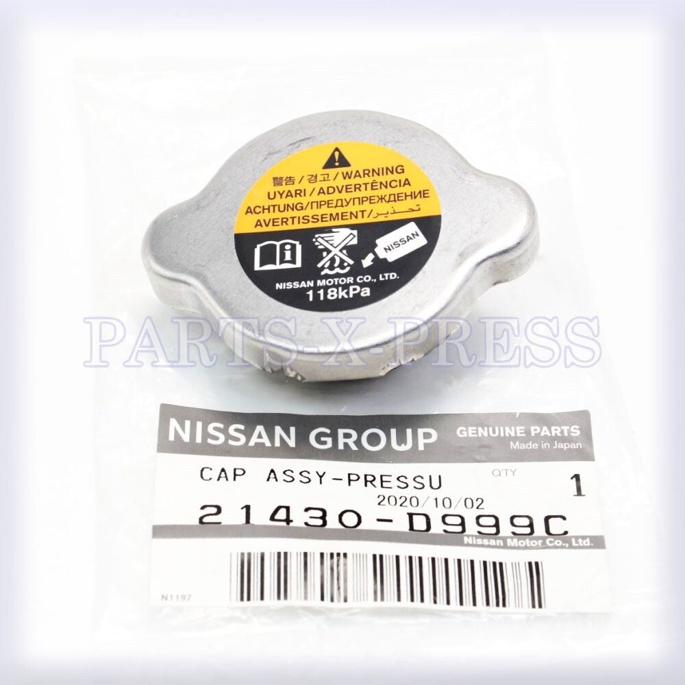 21430-D999C Nissan Radiator Cap 118 kPa غطا الراديتر