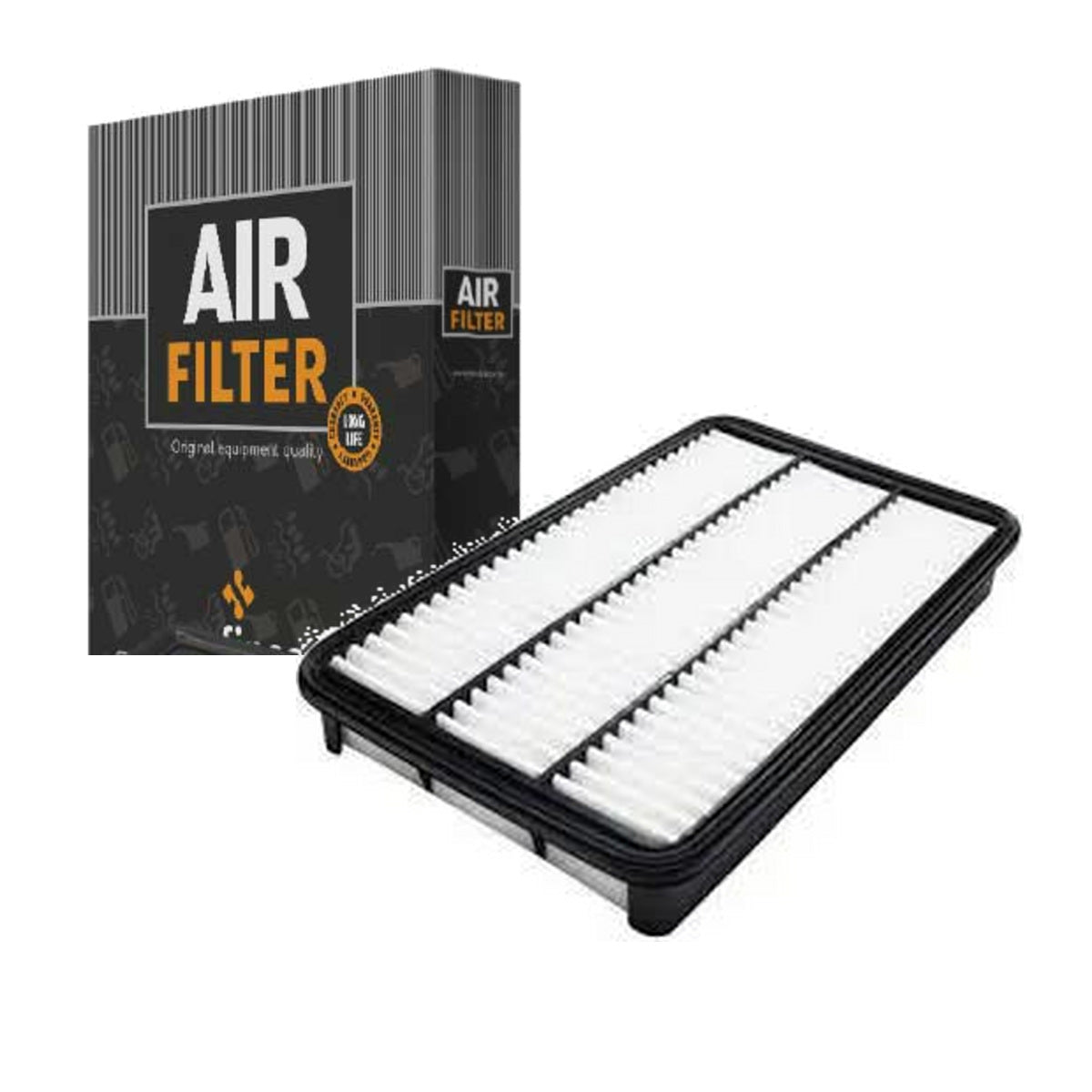 SENFINECO Engine Air Filter with carton | SENFINECO Engine Air Filter | OEM 17801-74060 | Toyota Camry V6 1997–2001