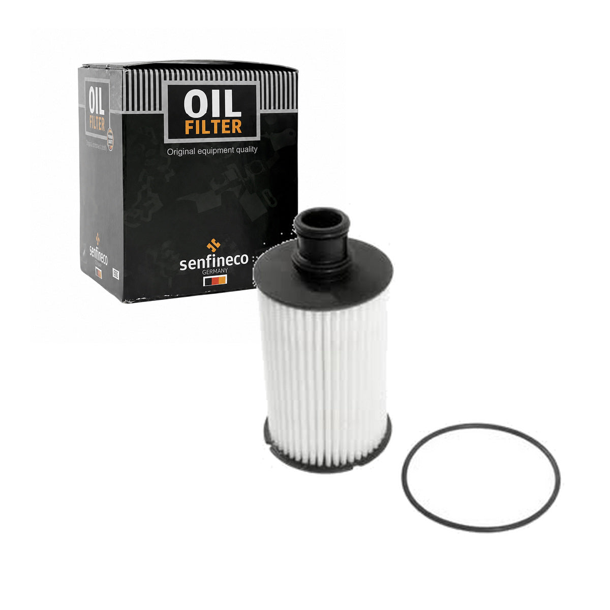 SENFINECO Oil Filter | OEM LR011279 | Land Rover and Jaguar 3.0L / 5.0L engines — verify by VIN — SENFINECO carton and exact product filter