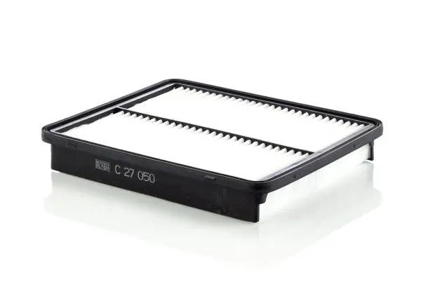 فلتر هواء مستطيل بإطار أسود ومادة بيضاء مطوية (SEN 28113-3S100)