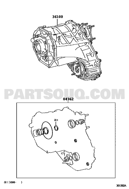 مخطط Toyota EPC للقطعة 04362-60871 – الموضع 04362 | Toyota EPC callout 04362