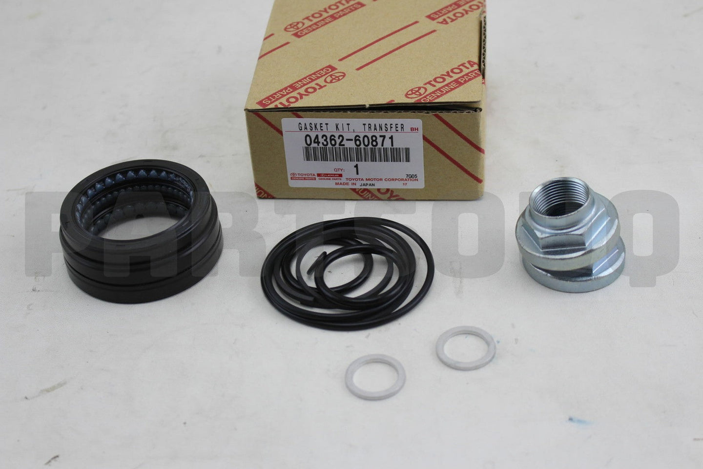 طقم جوانات علبة التحويل الأصلي تويوتا 04362-60871 | Genuine Toyota transfer overhaul gasket kit