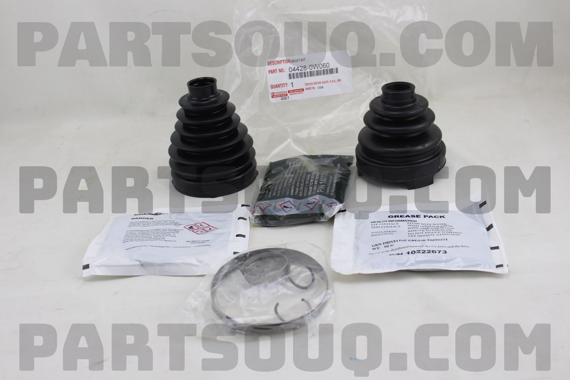 طقم ربل عكس أمامي تويوتا يسار 04428-0W060 | Toyota front CV boot kit LH