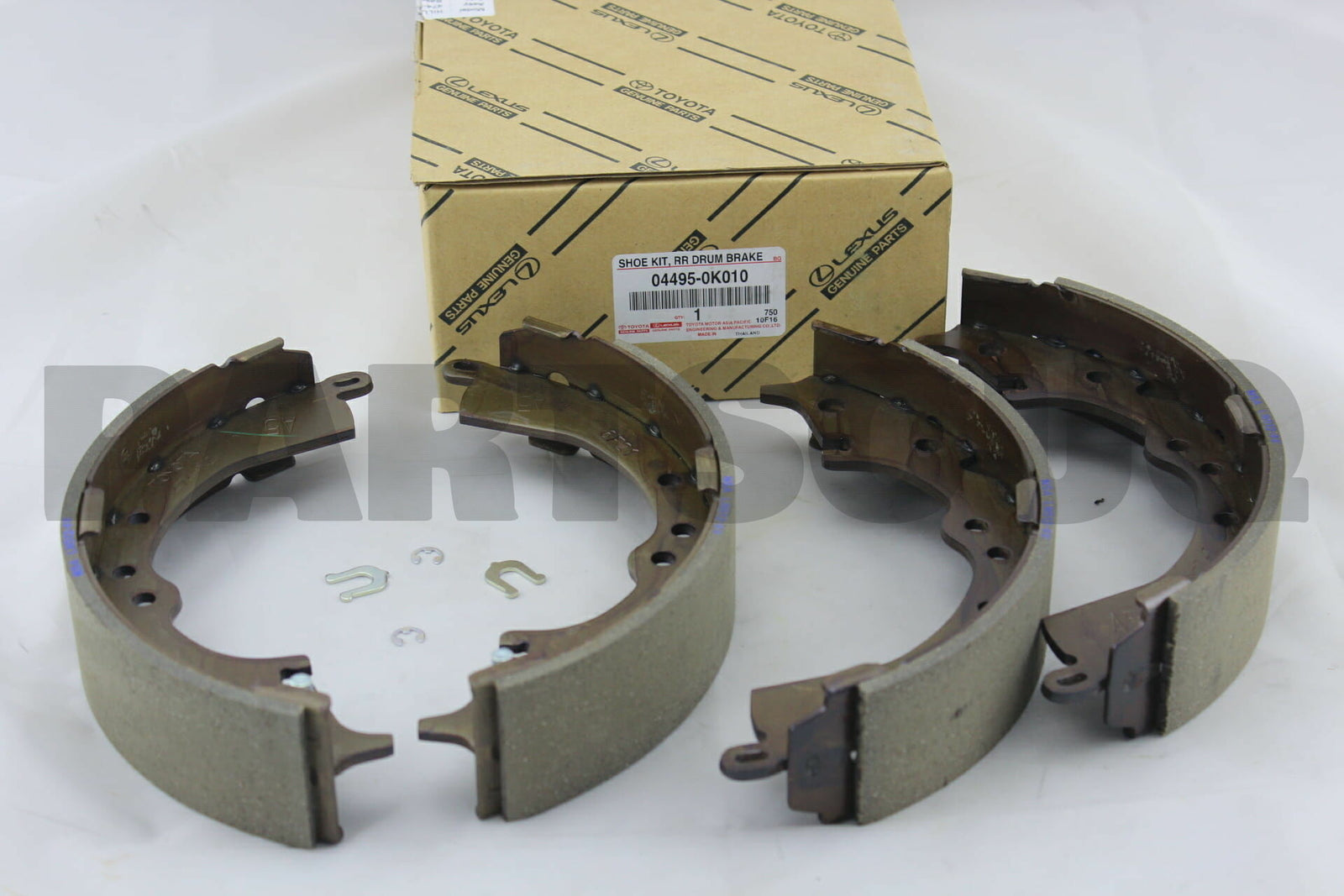 طقم أحذية الفرامل الخلفية الأصلي تويوتا 04495-0K010 | Genuine Toyota rear brake shoe kit