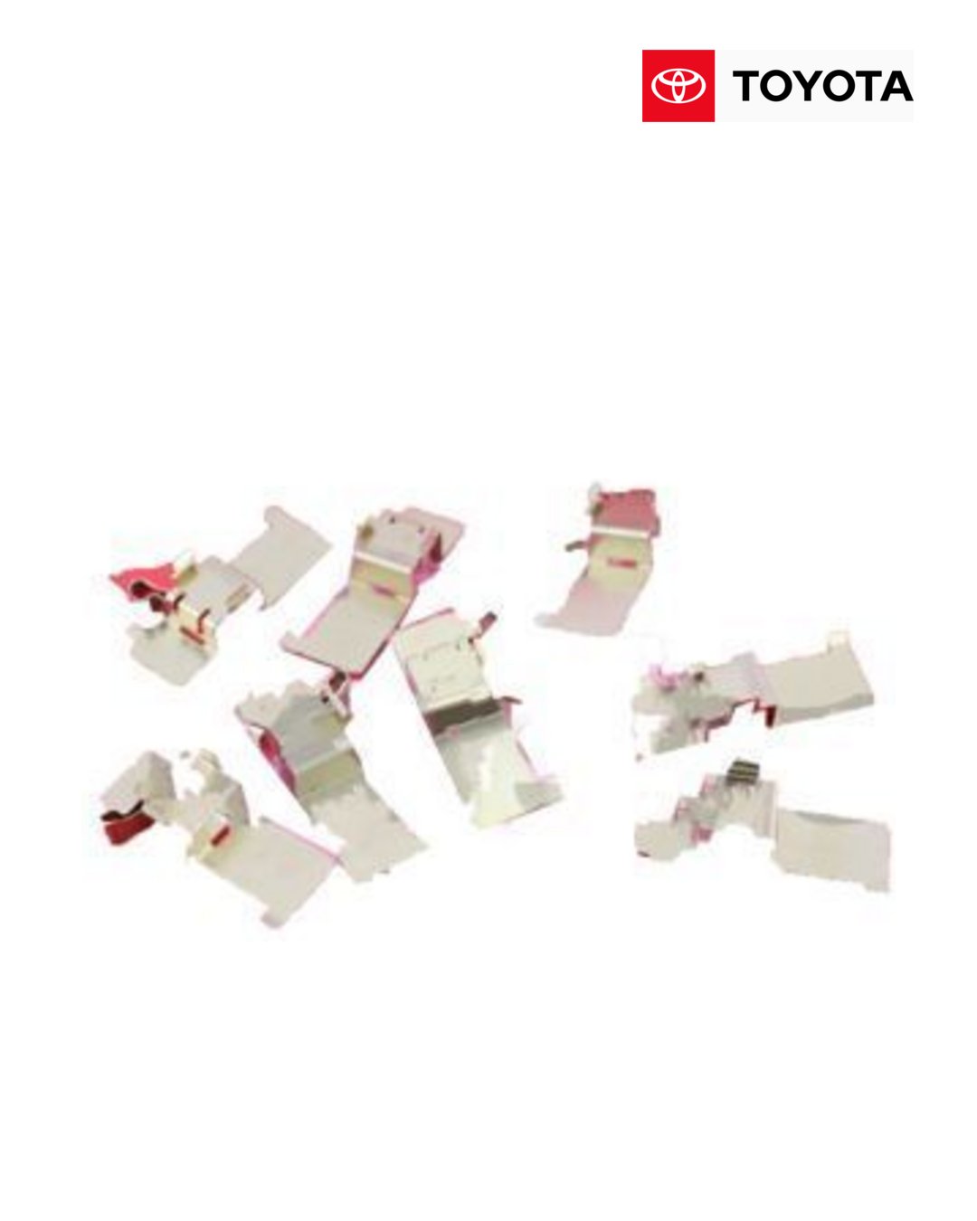طقم تثبيت فحمات الفرامل الأمامية أصلي تويوتا 04947-33240 | Genuine Toyota front disc brake fitting kit 04947-33240