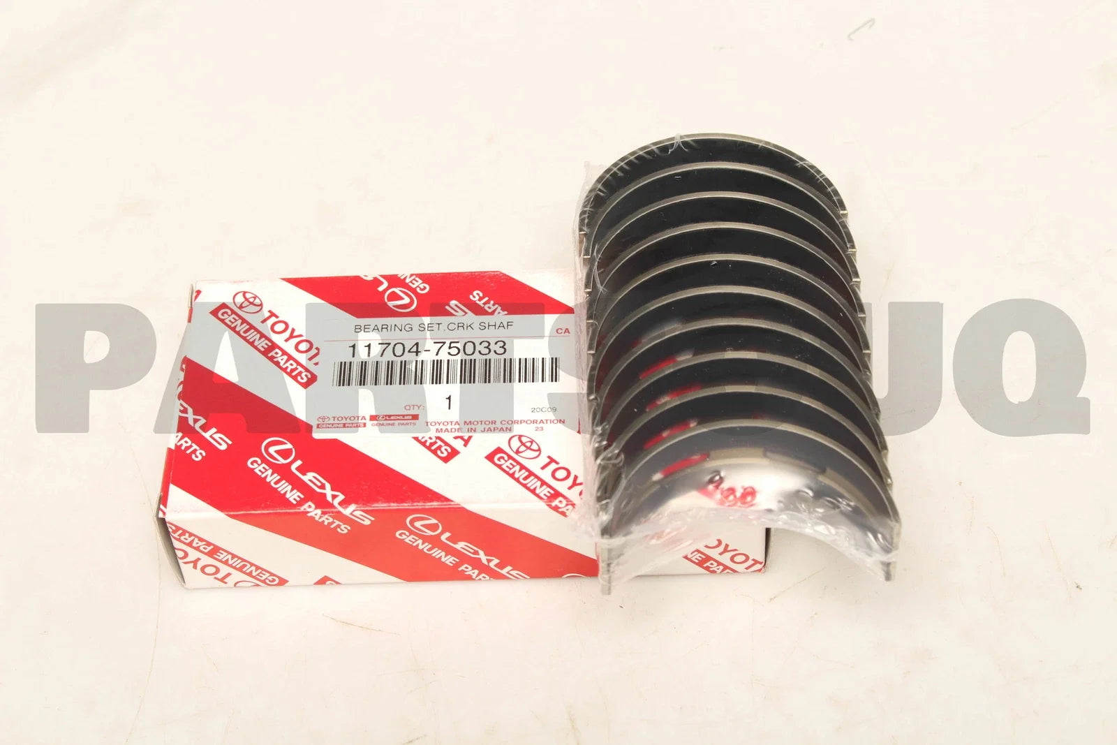 طقم سبائك عمود المرفق تويوتا U/S 0.25 رقم 11704-75033 | Crankshaft Bearing Set