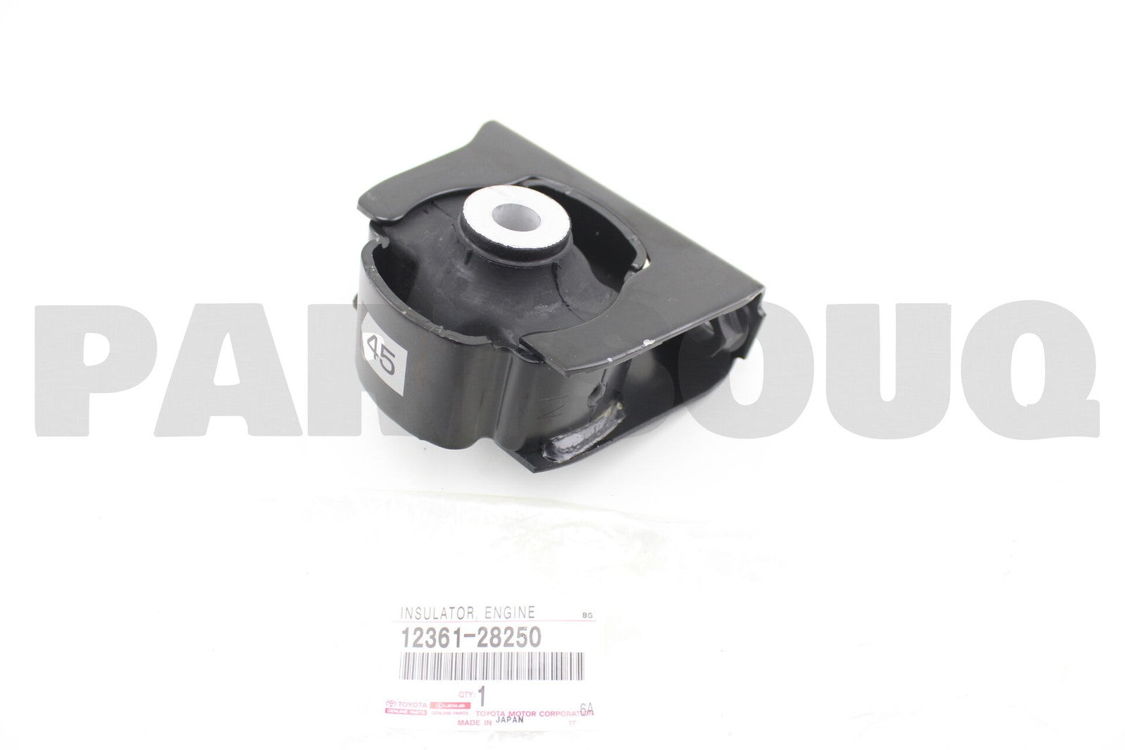 قاعدة محرك أمامية تويوتا الأصلية، رقم OEM 12361-28250 | Genuine Toyota front engine mount insulator, OEM 12361-28250