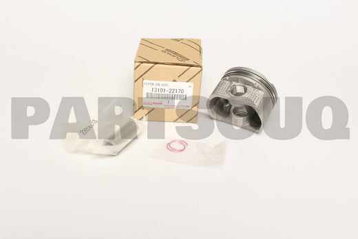 بستم مع مسمار تويوتا الأصلي، OEM 13101-22170، موضع الكتالوج 13101 | Genuine Toyota piston sub-assembly with pin, EPC callout 13101
