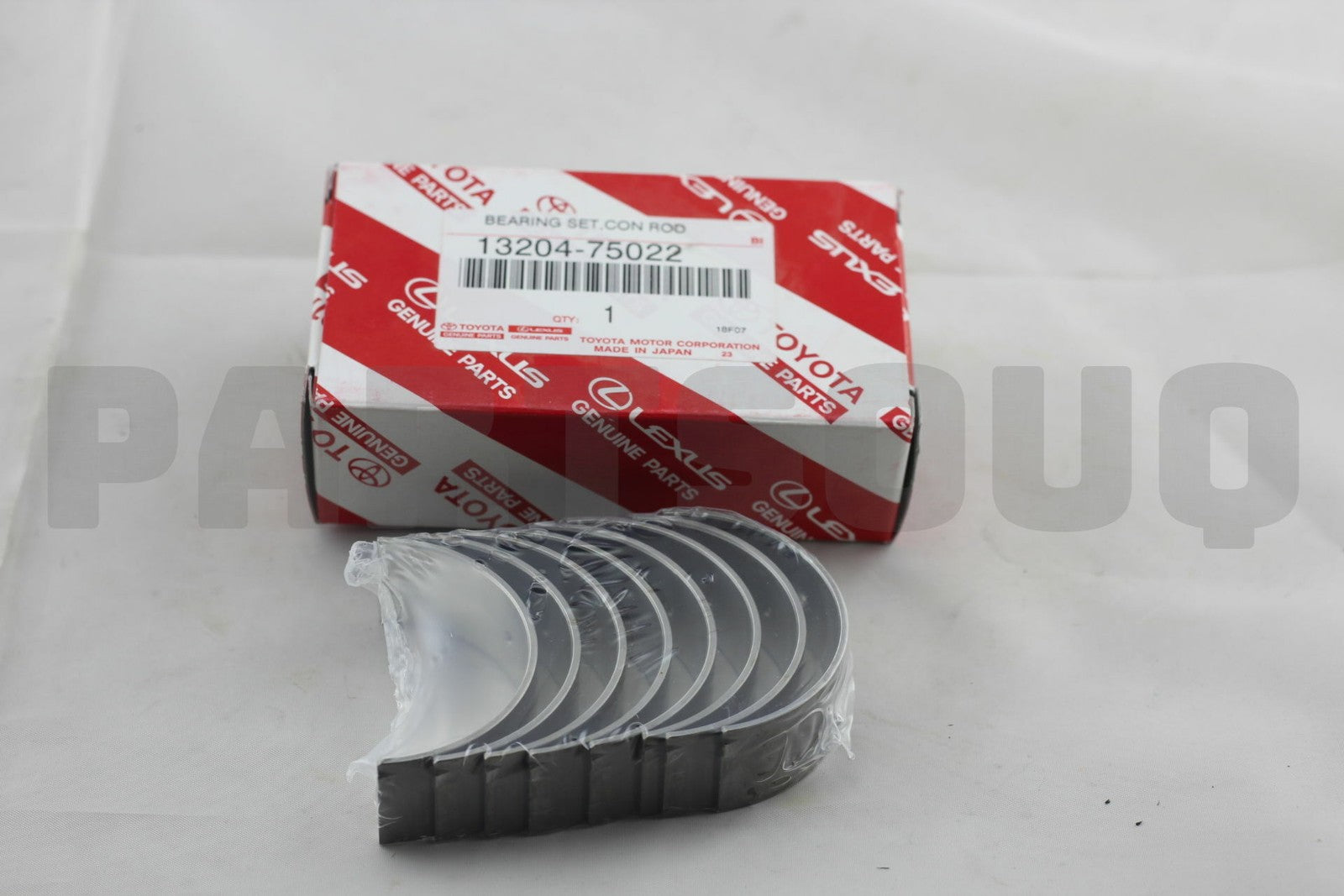 طقم سبايك ذراع التوصيل الأصلي تويوتا 13204-75022 | Genuine Toyota connecting rod bearing set