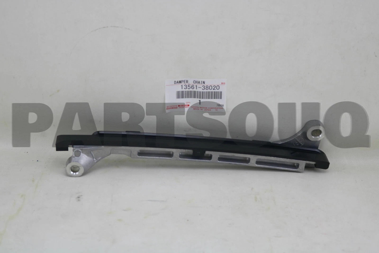 دليل مخمد اهتزاز سلسلة التوقيت رقم 1 يمين أصلي تويوتا 13561-38020 مع ملصق الوكالة | Genuine Toyota timing chain vibration damper No.1 RH 13561-38020