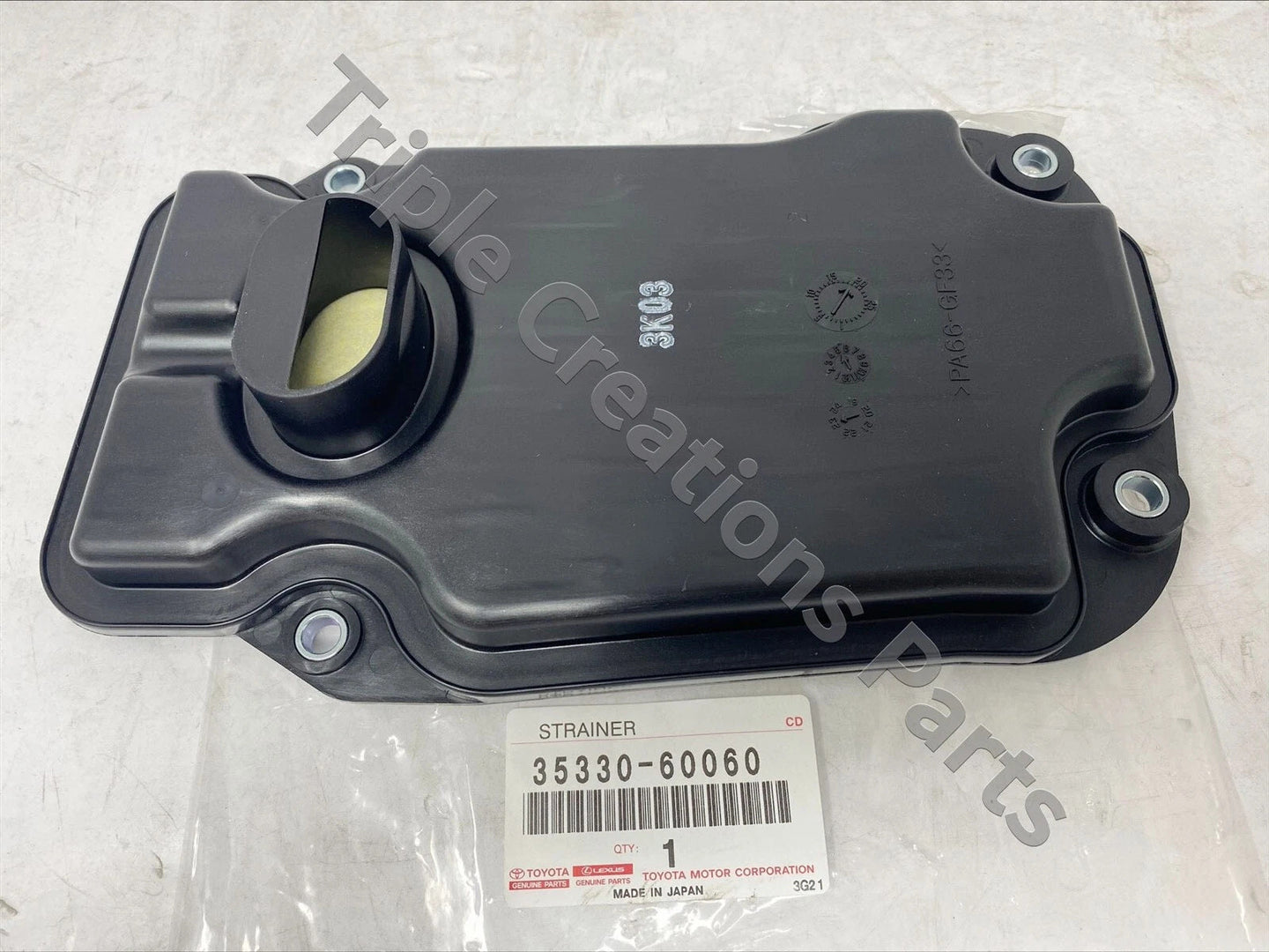 فلتر زيت قير تويوتا أصلي | Genuine Toyota transmission oil strainer OEM 35330-60060