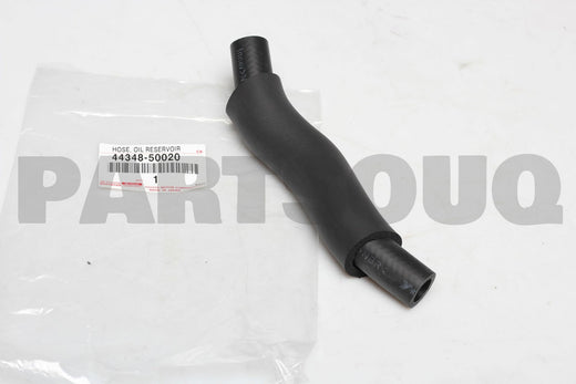 خرطوم زيت الدركسون من الخزان إلى المضخة أصلي Toyota/Lexus 44348-50020 مع ملصق الوكالة | Genuine Toyota/Lexus power steering reservoir-to-pump hose 44348-50020