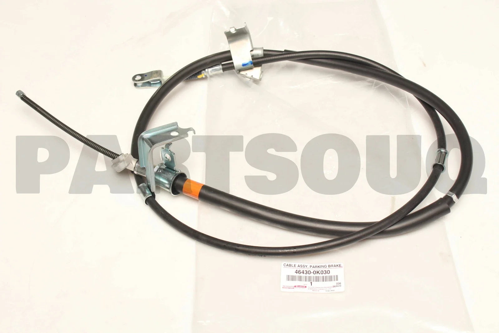 سلك فرامل اليد رقم 3 من تويوتا الأصلي، رقم OEM 46430-0K030 | Genuine Toyota parking brake cable No. 3, OEM 46430-0K030