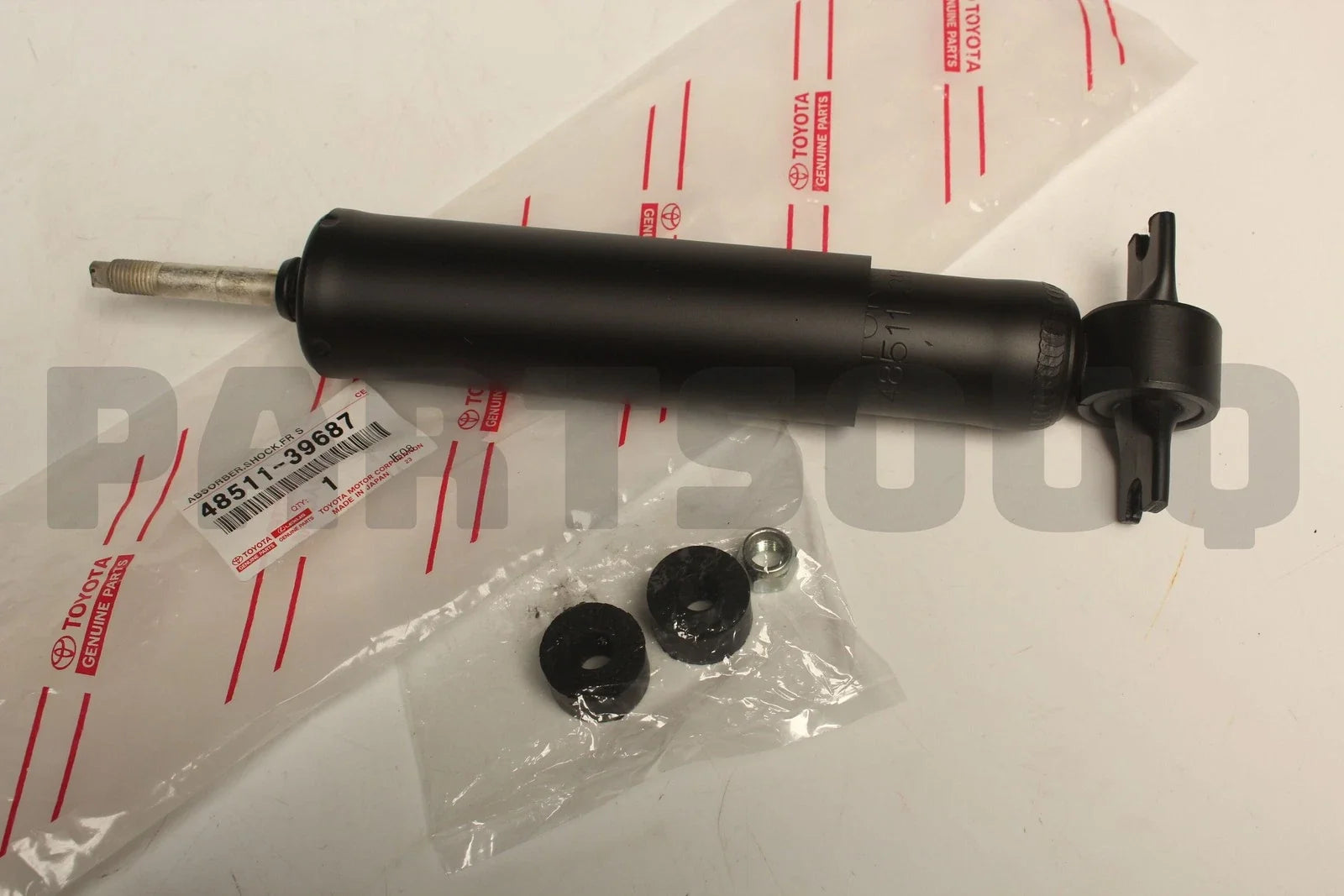 ممتص صدمات أمامي تويوتا الأصلي، رقم OEM 48511-39687 | Genuine Toyota front shock absorber, OEM 48511-39687