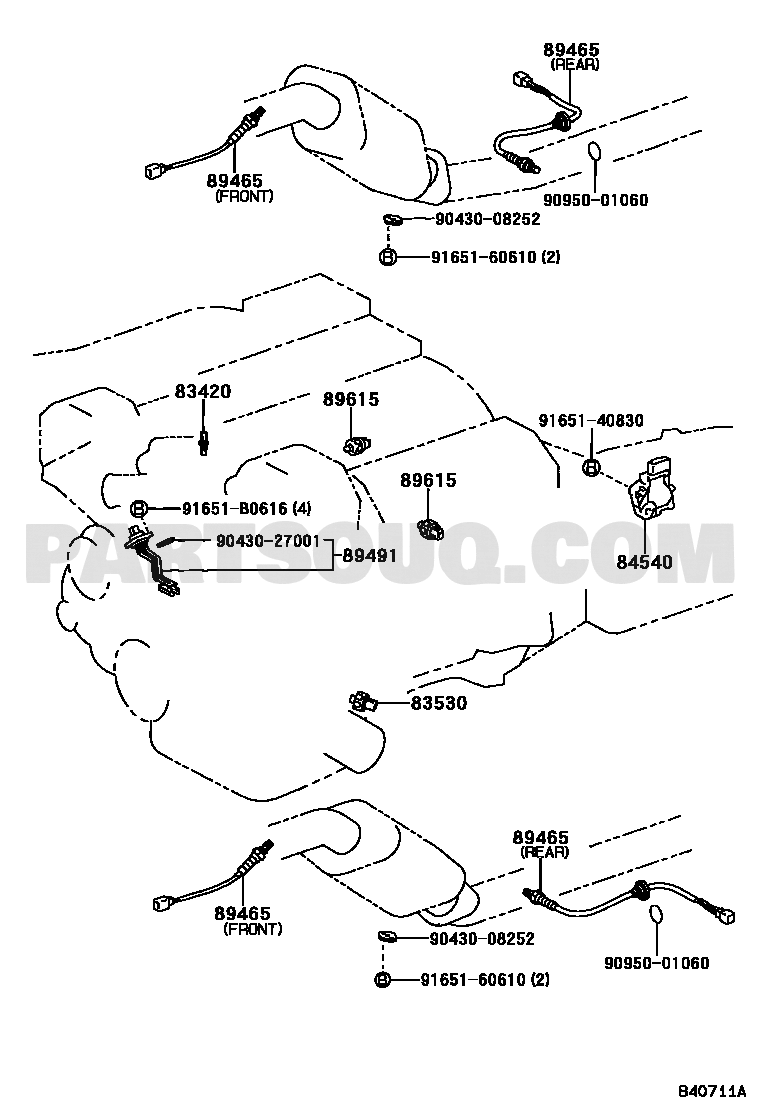 Toyota EPC diagram 89615-12040