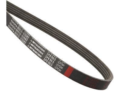 سير مروحة ودينمو مخدد تويوتا أصلي 90916-02681 | Genuine Toyota V-ribbed fan and alternator belt