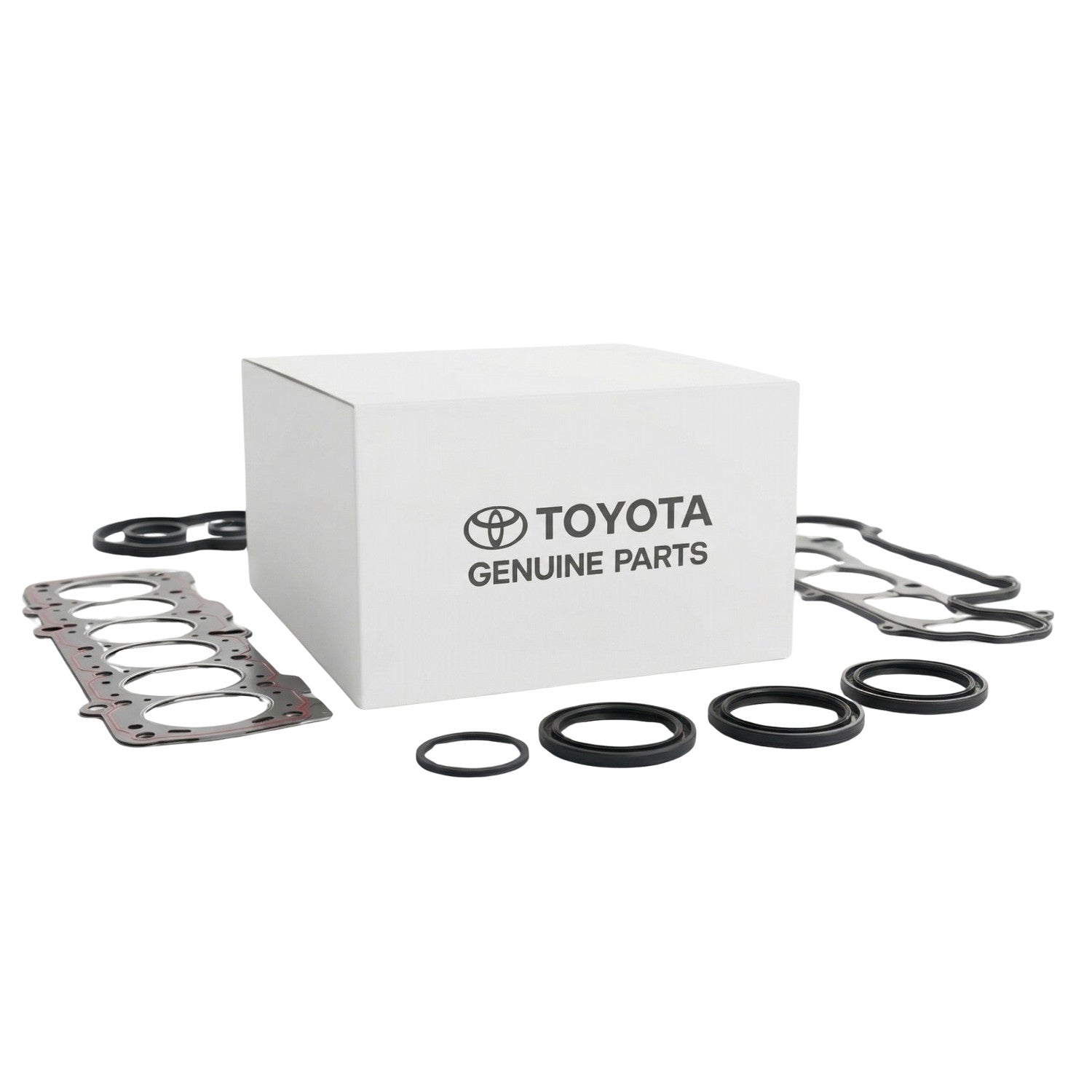 طقم جوانات إصلاح رأس المحرك الأصلي تويوتا 04112-0C062 | Genuine Toyota engine valve grind gasket kit