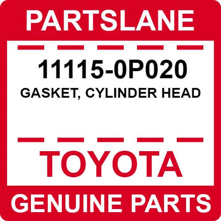 وجه رأس محرك يمين | RH Cylinder Head Gasket | 11115-0P020