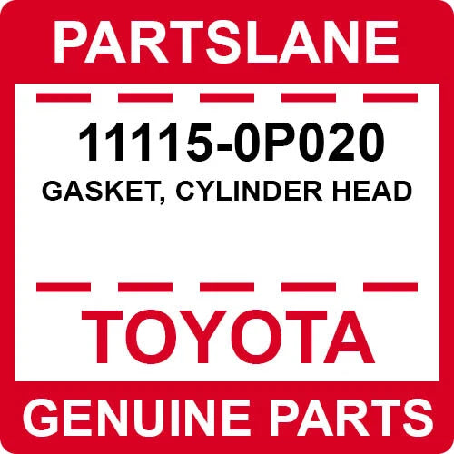 وجه رأس محرك يمين | RH Cylinder Head Gasket | 11115-0P020