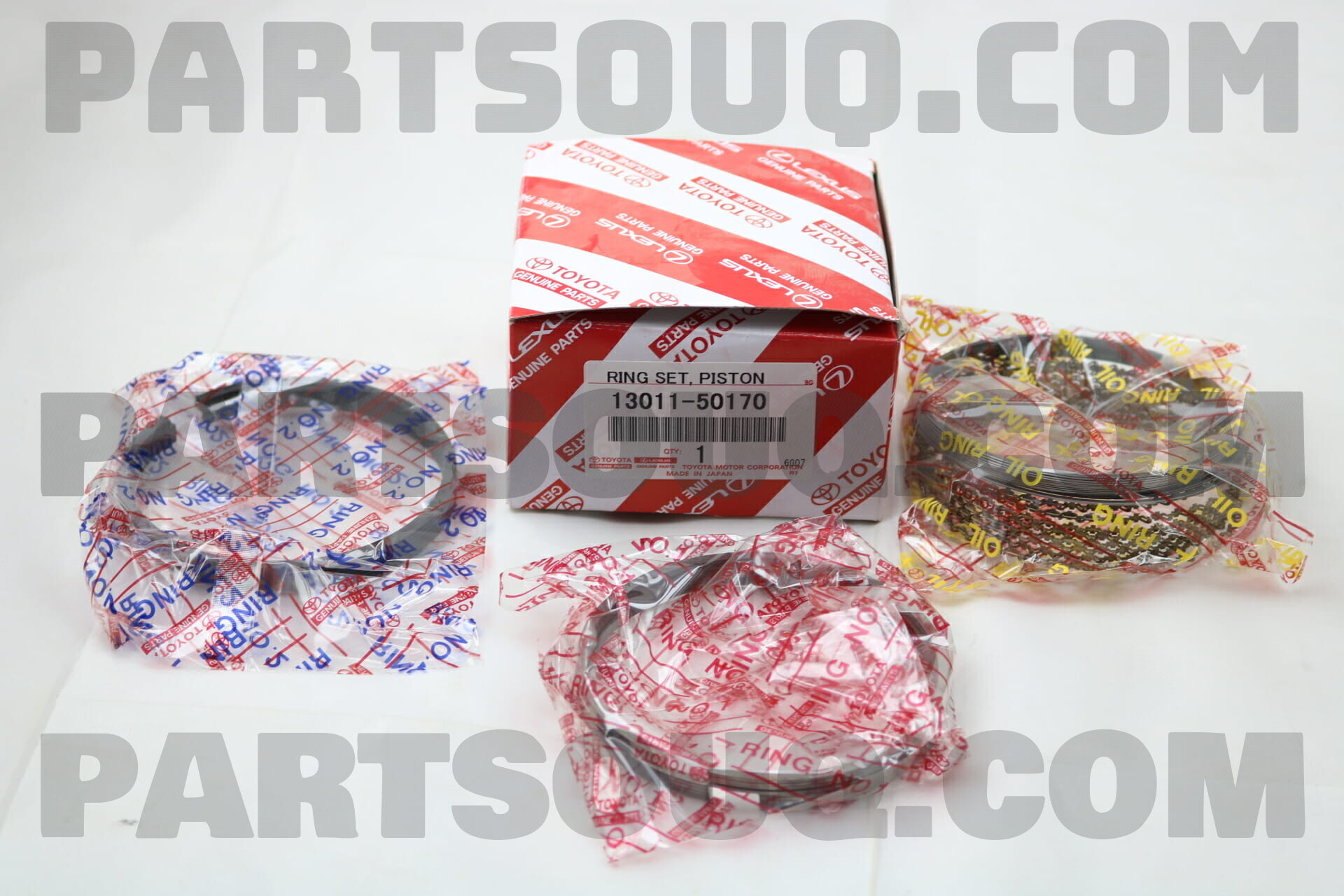 طقم شنابر بستم STD أصلي لكزس 3UZ-FE رقم 13011-50170 | Genuine Lexus 3UZ-FE standard piston ring set