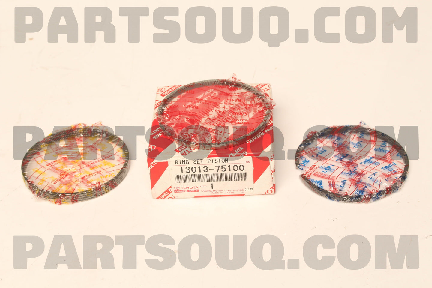 طقم شنابر بساتم أوفر سايز 0.50 تويوتا 13013-75100 | Toyota piston ring set