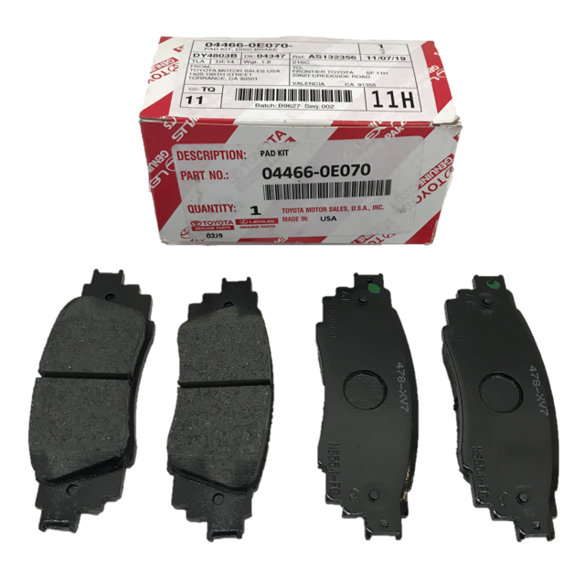 سفايف رقم 1 وكالة تويوتا خلفية | Genuine Toyota Rear Brake Pad Kit | 04466-0E070