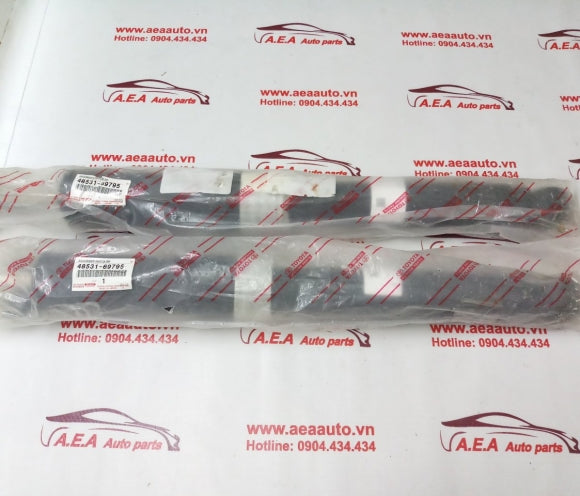 48531-69795 Genuine Toyota Shock Absorber  Rear  (Fits Left or Right Side) طقم جامبينات خلف يمين ويسار