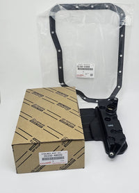 Oil strainer kit for Toyota V6 (Avalon/Sienna/ES350) 2013-2017; includes black gasket and transaxle gasket (2 items), Toyota Genuine Parts