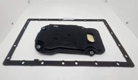 Transmission filter for Toyota LS430/GS300, black plastic housing with gasket frame