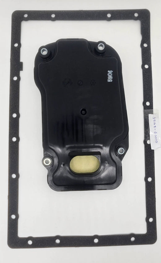 Transmission filter housing with black gasket frame for Toyota LS430/GS300