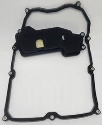 Transmission oil filter with gasket, black housing and beige insert for Toyota/Lexus