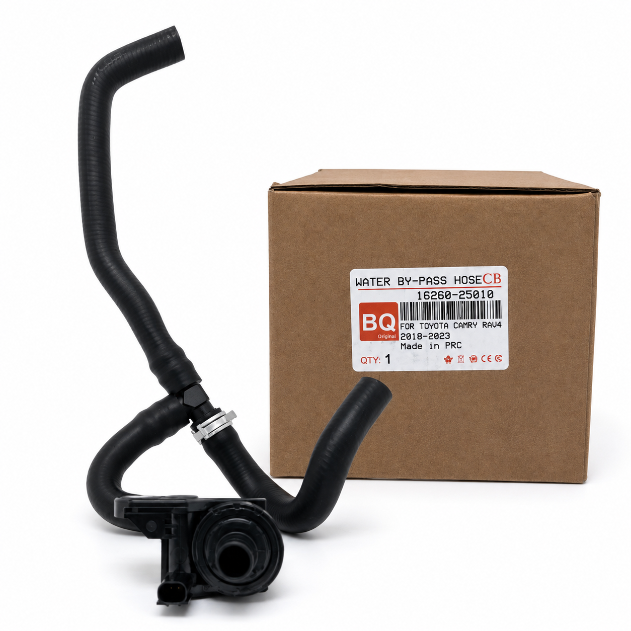 Water By-Pass Hose Assembly – BQ Original 16260-25010 Camry 2018-2024 Rav4 V4 . هوز الدفايه