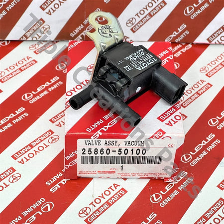 صمام تبديل الفاكيوم رقم 1 تويوتا الأصلي، رقم OEM 25860-50100 | Genuine Toyota vacuum switching valve No.1, OEM 25860-50100