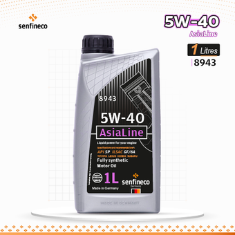 compare product 1L   5W-40  AsiaLine SP   8843  زيت المحرك سنفينكو