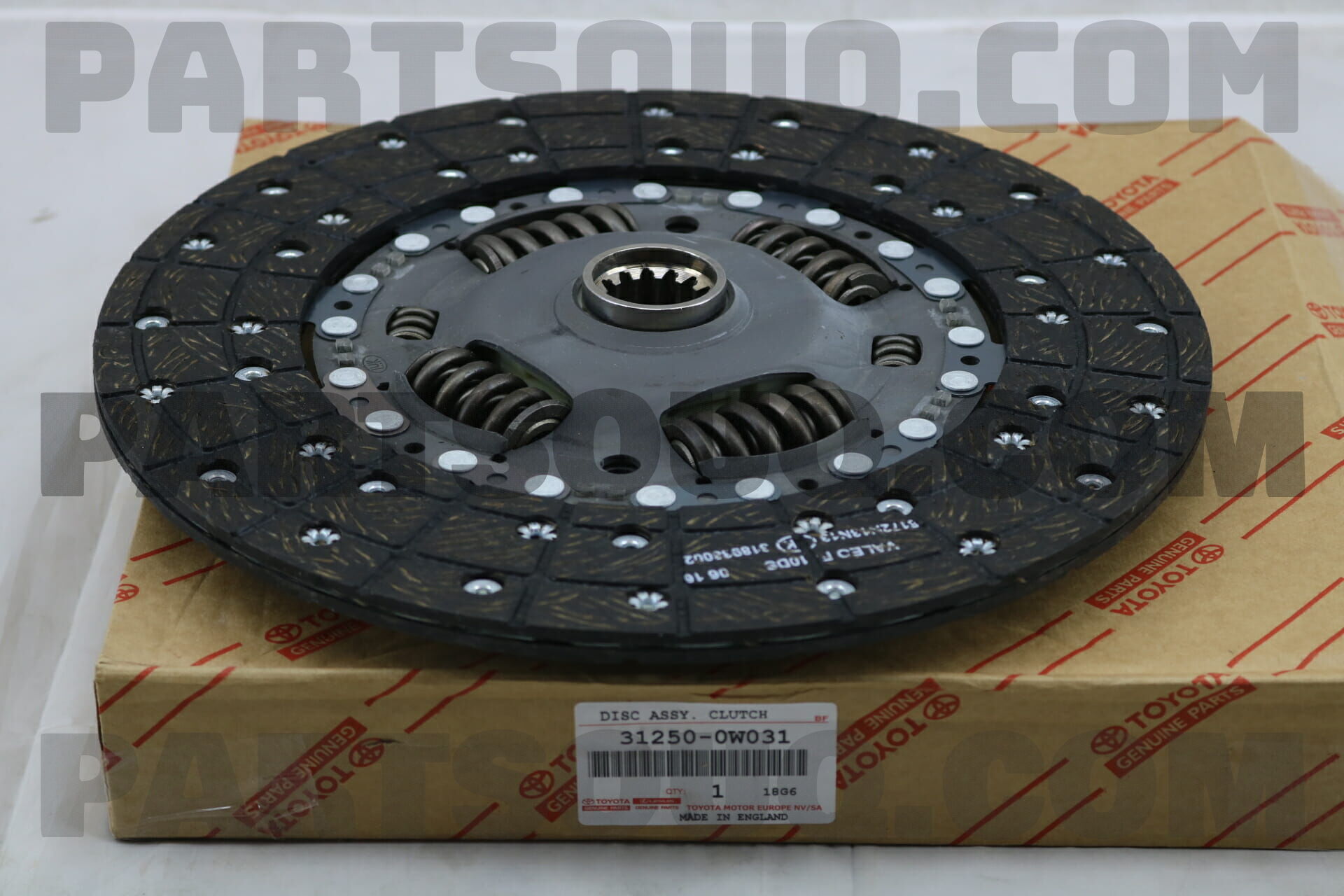 صحن كلتش 300 مم 14 سن أصلي تويوتا 31250-0W031 | Genuine Toyota clutch disc