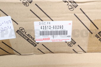 هوب فرامل أمامي Toyota Lexus رقم 43512-60290