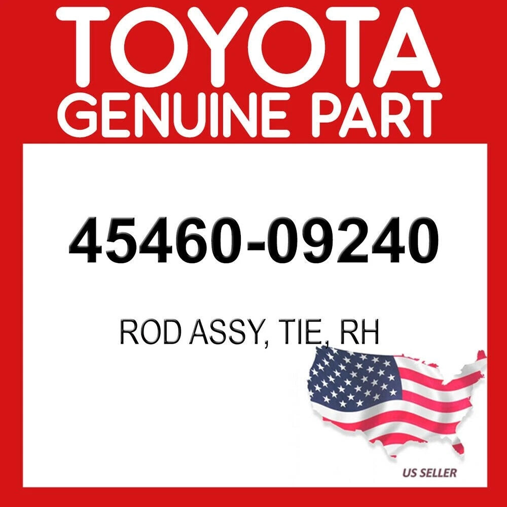 Toyota 45460-09240 Genuine Tie Rod End RH with Toyota label